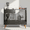 Black, variant on Ember Interiors Oxford Black Modern Bar Cabinet with Wine Storage, Drawer & Open Shelves– Compact Design for Living Room or Kitchen