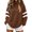 Brown #50, variant on Sweatshirt for Women Mock Neck Long Sleeve Varsity Striped Casual Pullover Tops Cozy Work Oversized Trendy Sweatshirts Orange S