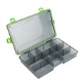 thumbnail image 1 of Caja de almacenamiento de plástico multifunción, cebo Artificial, contenedores de rejilla múltiples impermeables, aparejos de pesca, 1 of 8