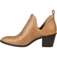 thumbnail image 3 of Women's Journee Collection Terri Ankle Bootie Tan Faux Leather 7.5 M, 3 of 4