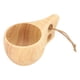 thumbnail image 1 of Taza de té de madera taza de madera de diseño ergonómico multiusos estilo nórdico Natural de 200ML con asa para leche para vino ANGGREK Otros, 1 of 8