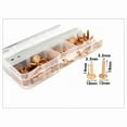 thumbnail image 4 of 0.55/0.75Inch Red Copper/ Brass Metal Studs Riveting for Crafting, 4 of 9