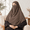 Mink, variant on Women'stant Hijab With Niqab Soft Easy To Wear Khimar Turban Scarf Clothes Abaya