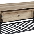 thumbnail image 6 of Miekor Furniture Brantley Oak & Sandy Gray Finish Rectangular Coffee Table 82916, 6 of 7