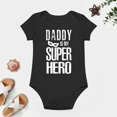 thumbnail image 4 of Daddy Is My Superhero - Baby Clothes - Funny Newborn Bodysuit Outfits for Boys And Girls Black-style 12months, 4 of 7