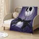 thumbnail image 5 of Manta polar de Pesadilla antes de Navidad, súper suave y acogedora, manta de franela ligera y cómoda, manta de felpa cálida para sofá, cama, 30 x 40 pulgadas, 5 of 5