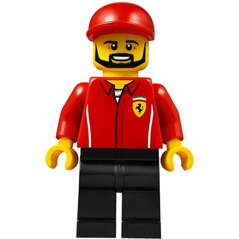 hed færge lejlighed LEGO Speed Champions Ferrari Engineer - Male (75882) Minifigure -  Walmart.com