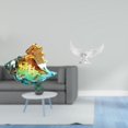 thumbnail image 2 of Figura de ángel de caracol de cristal, animal marino, decoración artística, estatua artesanal, adorno de resina, escultura de para el hogar, la of, 2 of 8