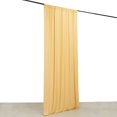 thumbnail image 3 of Efavormart Champagne 4-Way Stretch Spandex Drapery Panel with Rod Pockets, Photography Backdrop Curtain - 5ftx10ft, 3 of 9