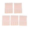 thumbnail image 3 of 5pcs Women 4Rows Band Extender Stretchy Bra Strap Replacement - Beige, as described, 3 of 8