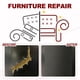 thumbnail image 4 of Cinta de parches de cuero Uxcell para muebles, kit de reparación de cuero autoadhesivo de vinilo de 3.2 x 61 pulgadas, gris caqui, 4 of 6