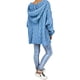 thumbnail image 3 of Puntoco-suéter holgado a la moda para mujer, suéter de manga larga con capucha de Color de talla grande, tops, liquidación de Navidad Puntoco Puntoco-491, 3 of 8