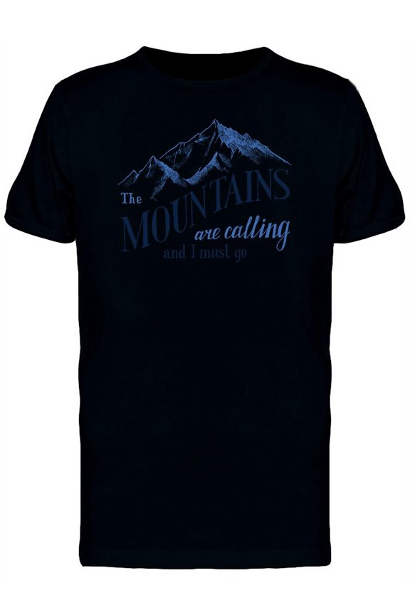 Mountain Calling T-Shirt Men -Image by Shutterstock, Male x-Large