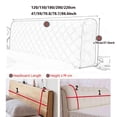 thumbnail image 2 of Unmbo All Inclusive Headboard Cover Soft Thicken Dustproof Headboard Protector For Queen King Size, 2 of 5
