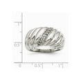 thumbnail image 7 of Stainless Steel Polished CZ Ring Size: 9; for Adults and Teens; for Women and Men, 7 of 7