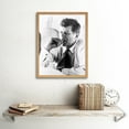 thumbnail image 2 of President John Kennedy Smoking Cigar JFK Vintage Black and White Photograph Art Print Framed Poster Wall Decor 12x16 inch, 2 of 4