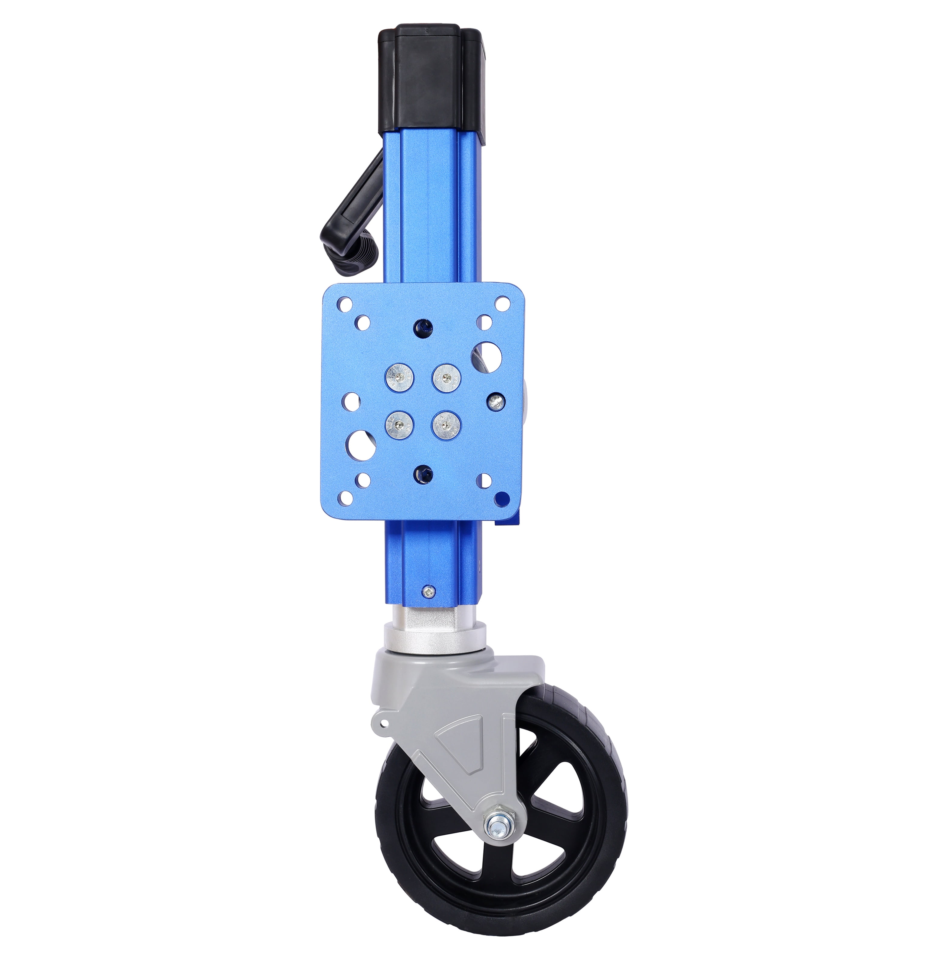 Trailer Jack 1800 Lbs Capacity - Heavy Duty Aluminum Trailer Tongue Jack, 3x5 Trailer, Sidewind Handle, Blue