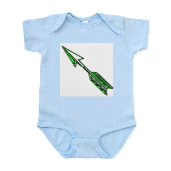 CafePress - Green Arrow Infant Creeper - Baby Light Bodysuit, Size Newborn - 24 Months