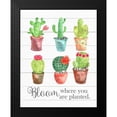 thumbnail image 2 of Robinson, Tamara 20x24 Black Modern Framed Museum Art Print Titled - Bloom Where You Are Planted, 2 of 5