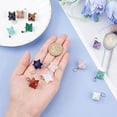 thumbnail image 5 of 13Pcs Star Shape Mixed Stone Pendants Charm Gemstone Dangle Charms Hole: 5x7mm, 5 of 9