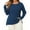 Blue, variant on a.Jesdani Women Plus Size Sweatshirts Crew Neck Side Slit Soft Oversized Pollover Sweatshirts 3XL