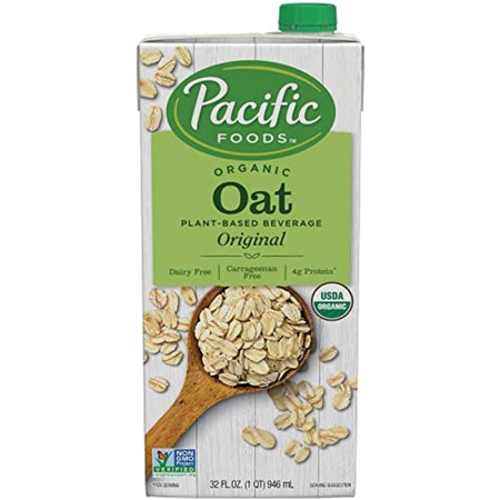 Pacific Foods Organic Oat Original Plant-Based Beverage, 32Oz
