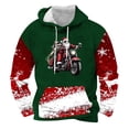 thumbnail image 1 of Sudadera con capucha para hombre, moda, movimiento, estampado navideño, suéter con capucha, sudadera con capucha, blusa para hombre, blusa de poliéster, 1 of 4
