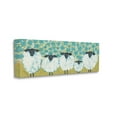 thumbnail image 3 of Stupell Industries Sheep Family Blue Daisy Pattern Painting Gallery Wrapped Canvas Print Wall Art, Design by Michele Norman, 3 of 7