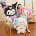 thumbnail image 2 of Muñecos de peluche Kawaii Sanrio Kuromi My Melody Cinnamoroll, almohada de peluche suave de 40/50cm, carrito de figuras de Anime, 2 of 5