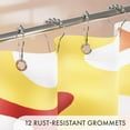 thumbnail image 5 of Colorful Shower Curtain, 72x72 Washable Cloth Modern Abstract Shower Curtains for Bathroom Decor, Fabric Cute Shower Curtain Set with 12 Metal Hooks, Rustic Stall RV Camper Shower Curtain, 5 of 6