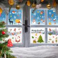 thumbnail image 5 of pitrice 2 Pieces Christmas Santa Claus Window Stickers Anti-static Decorations Visible Xmas Tree Stocking Home Decor Wall Decals, 5 of 5