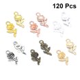 thumbnail image 2 of 120pcs Alloy Charms Pendants Rose Shape DIY Pendants for Bracelet Necklace Making (Random Pattern Mixed), 2 of 7