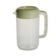 thumbnail image 1 of Recipiente para almacenamiento de bebidas con tetera medidora de té con leche de gran capacidad con tapa Jarra de agua fría resistente al calor Jarra de jugo de plástico (2500 ml de color aleatorio), 1 of 5