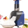 thumbnail image 1 of Multifunctional Ice Crusher USB Rechargeable Double Blade Electric Ice Maker Home Mini Ice Shavers Chopper Blue, 1 of 5