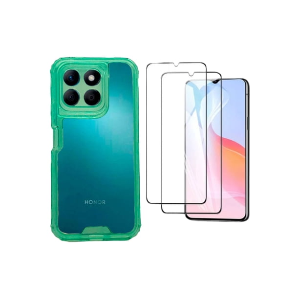 Funda Uso Rudo Otter 360 Contorno De Color Para Honor X8b Mas 2 Micas De Cristal