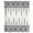 White, variant on Teal Black Boho Sheer Curtains 54 Inches Long, Vintage Ethnic Tribe Abstract Art Retro Light Filering Curtains, Breathable Simi Curtain Privacy Drapes for Kitchen Bathroom Small Window Treatment