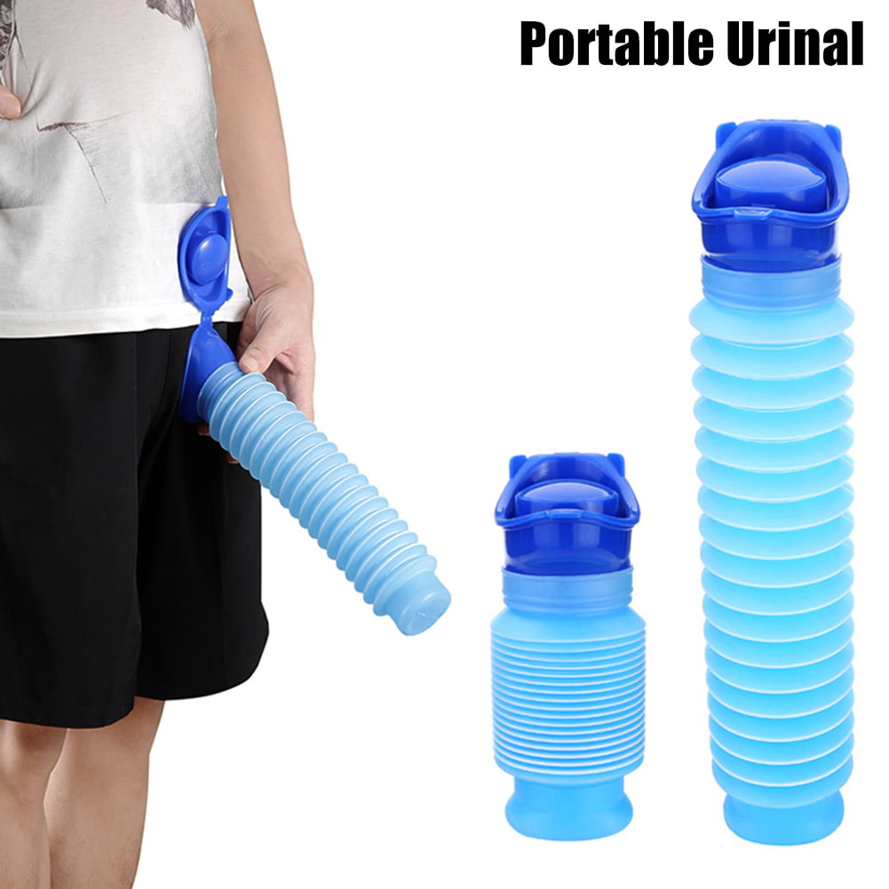 Portable Car Travel Urinal For Men Woman Urinal Funnel Emergency Pee Toilet S5X0