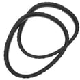 thumbnail image 1 of MOKKHNB 2Pcs Toilet Stool Inner Fixing Ring Plastic Commode Chair Accessories Durable Black, 1 of 8