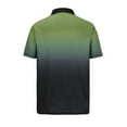 thumbnail image 5 of Miqool Men's 1/4 Zipper Collared Golf Shirts Gradient Color Short Sleeve Athletic T-Shirts Lightweight Stretch Quick Dry Moisture Wicking Performance Tennis Golf Shirts, 5 of 6