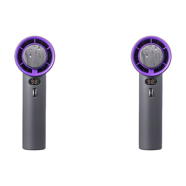 Ventilador Turbo Escritorio Con Compresa Fría 100 Velocidades para Viajes Al Aire Libre ()