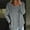 Gray, variant on Womens Boho Peasant Tops Linen Shirts for Women Long Sleeve Shirts Round Neck Lightweight Peplum Tunic Tops Bohemian Tees Fashion Travel T-shirt Boho Floral Tops Long Sleeve Floral Orange L
