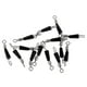 thumbnail image 2 of 50 Piezas Clips de Ence Rápido Macarena Pernos giratorios de pesca Negro L, 2 of 7