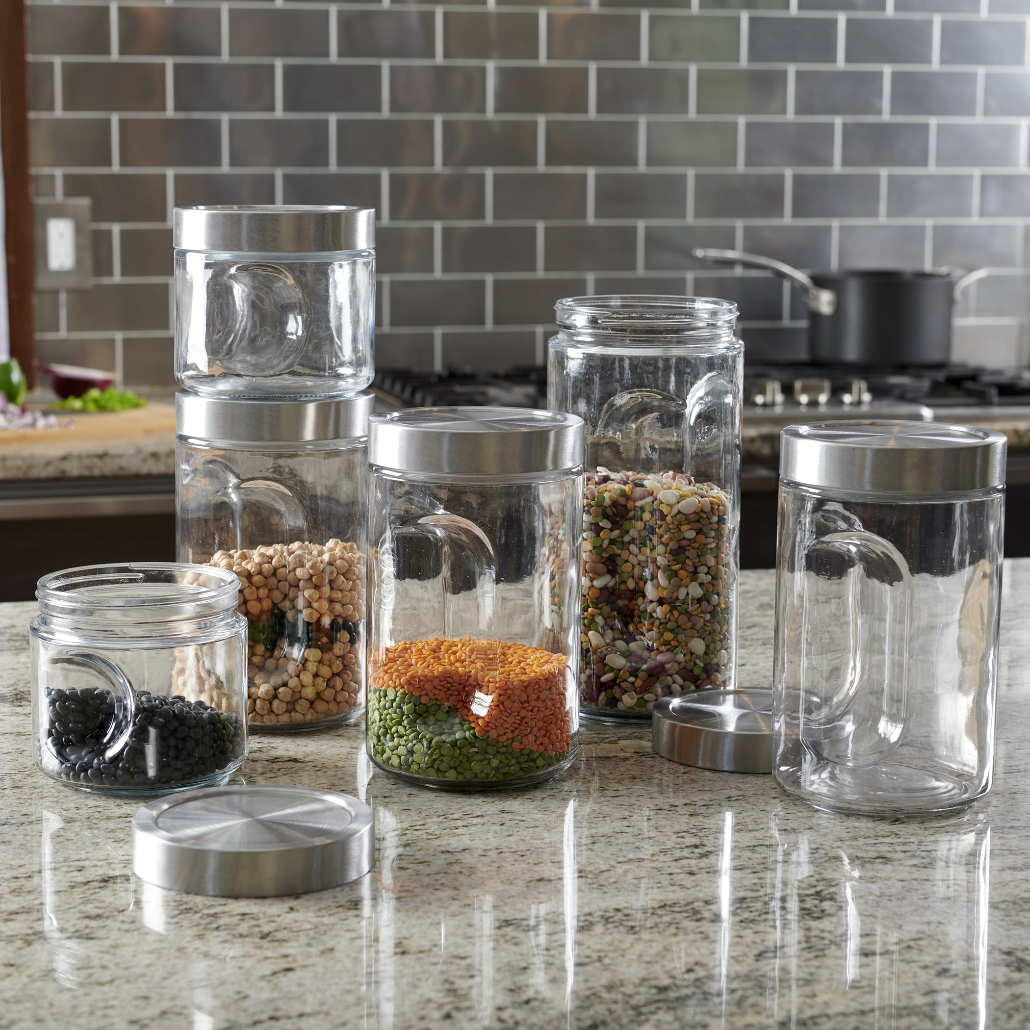 The Container Store Glass Spice Jars