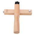 thumbnail image 3 of Leather Strap Cutter Adjustable Pinewood Stainless Steel Hand Cutting Tool with Polisher for DIY, 3 of 8