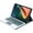 Green, variant on Trackpad Keyboard Case for Xiaomi Mi Pad 5/5 Pro, Detachable Wireless Keyboard w/Touchpad, Slim Lightweight Stand Cover