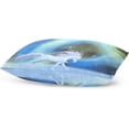 thumbnail image 4 of Unicorn Galaxy Velvet Oblong Lumbar Plush Throw Pillow Cover/Shams Cushion Case - 20x30in - Decorative Invisible Zipper Design for Couch Sofa Pillowcase Only, 4 of 7