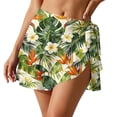 thumbnail image 2 of Gamivast Sarong Cover up for Women Tropical Print Wrap Skirt Swimsuit Cover up Skirt Flowy Beachwear Vacation Resort Wear Cruise Poolside Beach to Boardwalk, 2 of 6