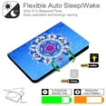 thumbnail image 4 of All-New Fire HD 10 Case 2021, New Fire HD 10 Plus 11th Generation 2021 Case with Card Slots, Allytech Premium PU Leather with TPU Back Flip Stand Scratch-Free Case with Auto Wake Sleep, Blue Mandala, 4 of 7