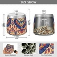 thumbnail image 2 of Yayeee Ashtray with Lid for Cigarette Smokeless Stainless Steel Home Ash Holder, Colorful Abstract Eagle, 2 of 7