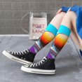 thumbnail image 5 of Pofeuu Lizard With Sunglasses Colorful Print Stockings, Adult Running Hiking Socks for Youth and Adult, 5 of 6